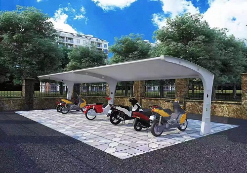 膜結(jié)構(gòu)電動(dòng)車停車棚雨棚